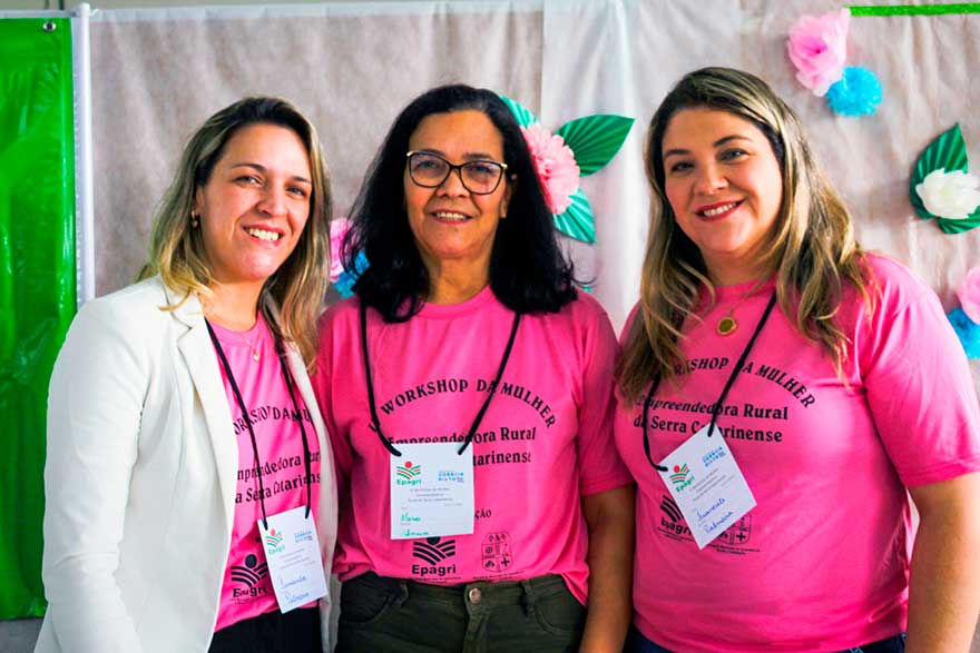 Fernanda, Maria Lucia e Francieli